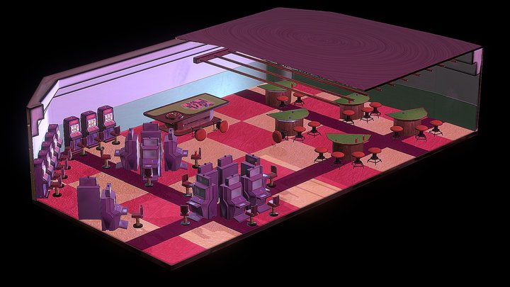Casino Establishment CT4012-2024 3D Model