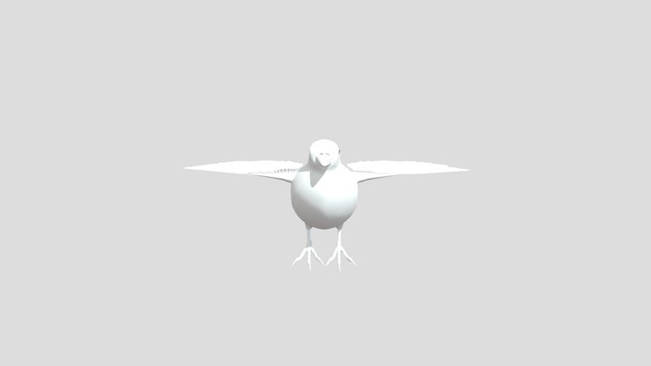House Sparrow 3D Model