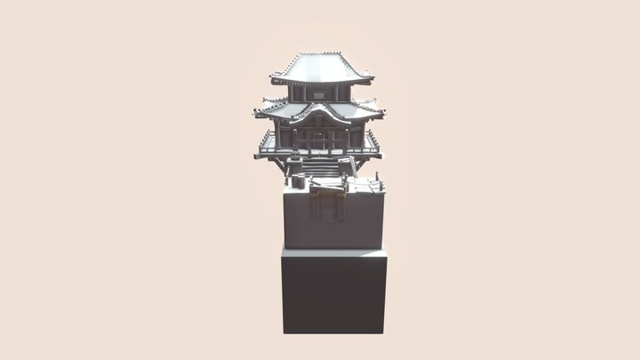 Templo - Faculdade 2018 3D Model