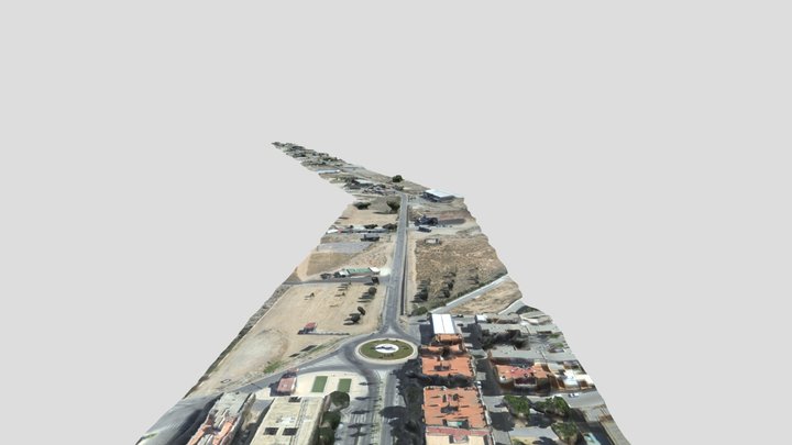 Carretera de San Isidro a Campohermoso (Níjar) 3D Model