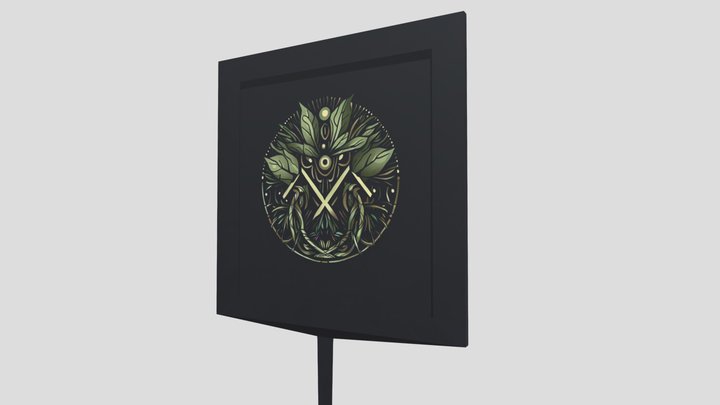 ShamanNego Logo 3D Model