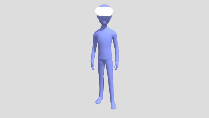 People With VR 3D Model