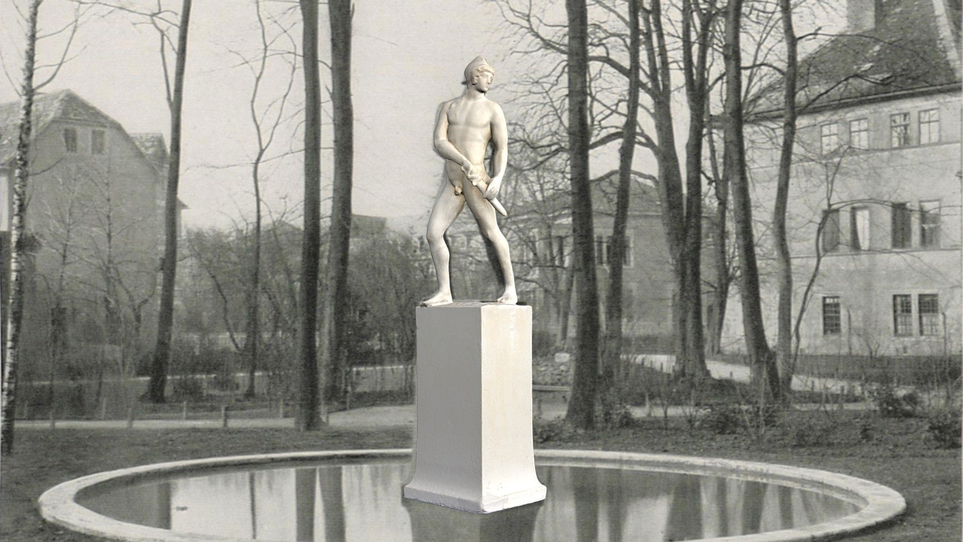 »Entwurfsmodell Wildenbruch-Denkmal« in Weimar