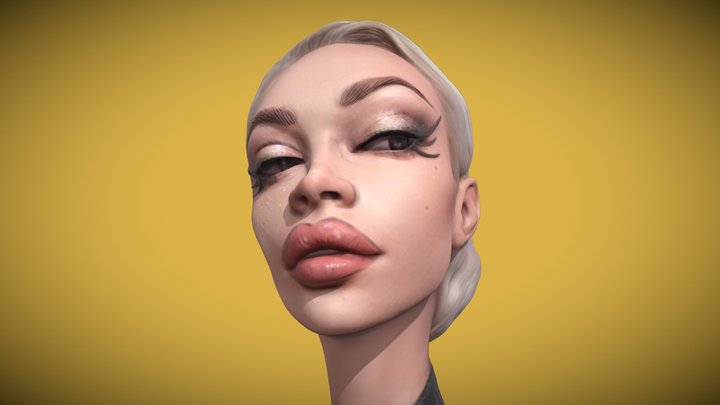 Bronz Girl 3D Model