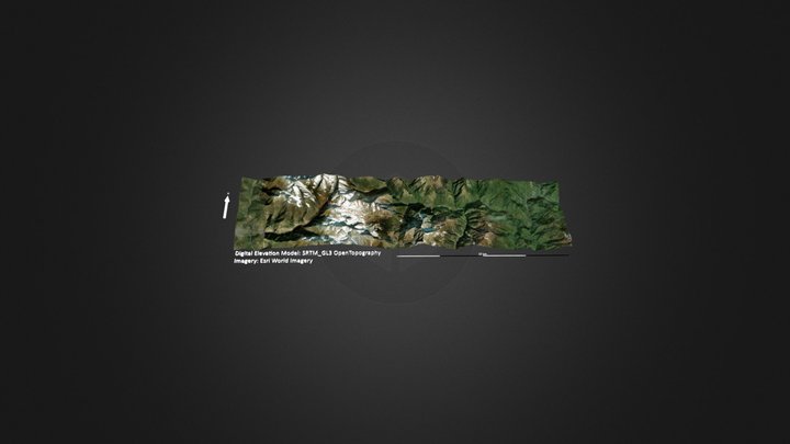 虎牙大峡谷 – Free 3D Model STL