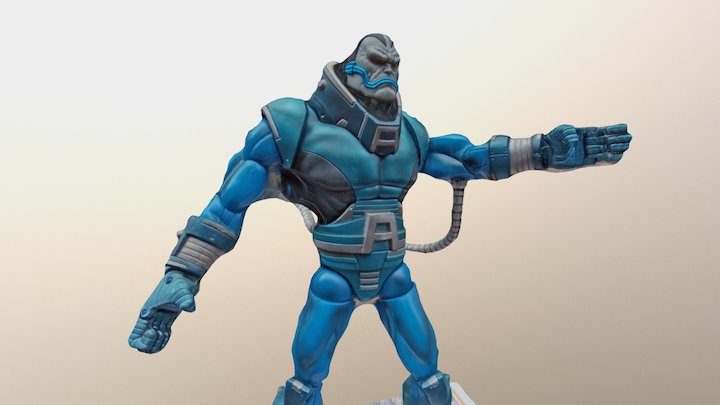 藍色盔甲 3D Model
