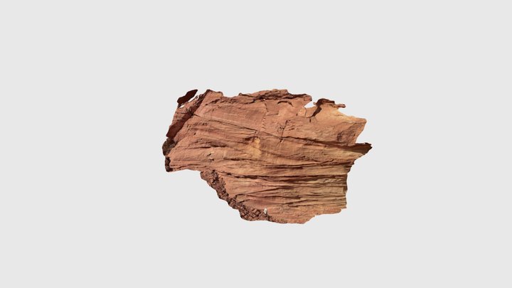 Kem Kem cross-strata and bounding surfaces 3D Model