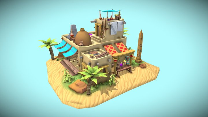 DAE Assignment - Pottery Shop 3D Model