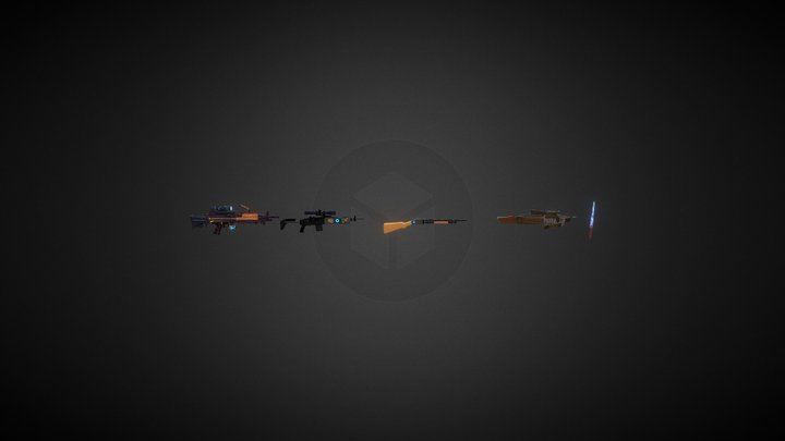 Weapon_All 3D Model