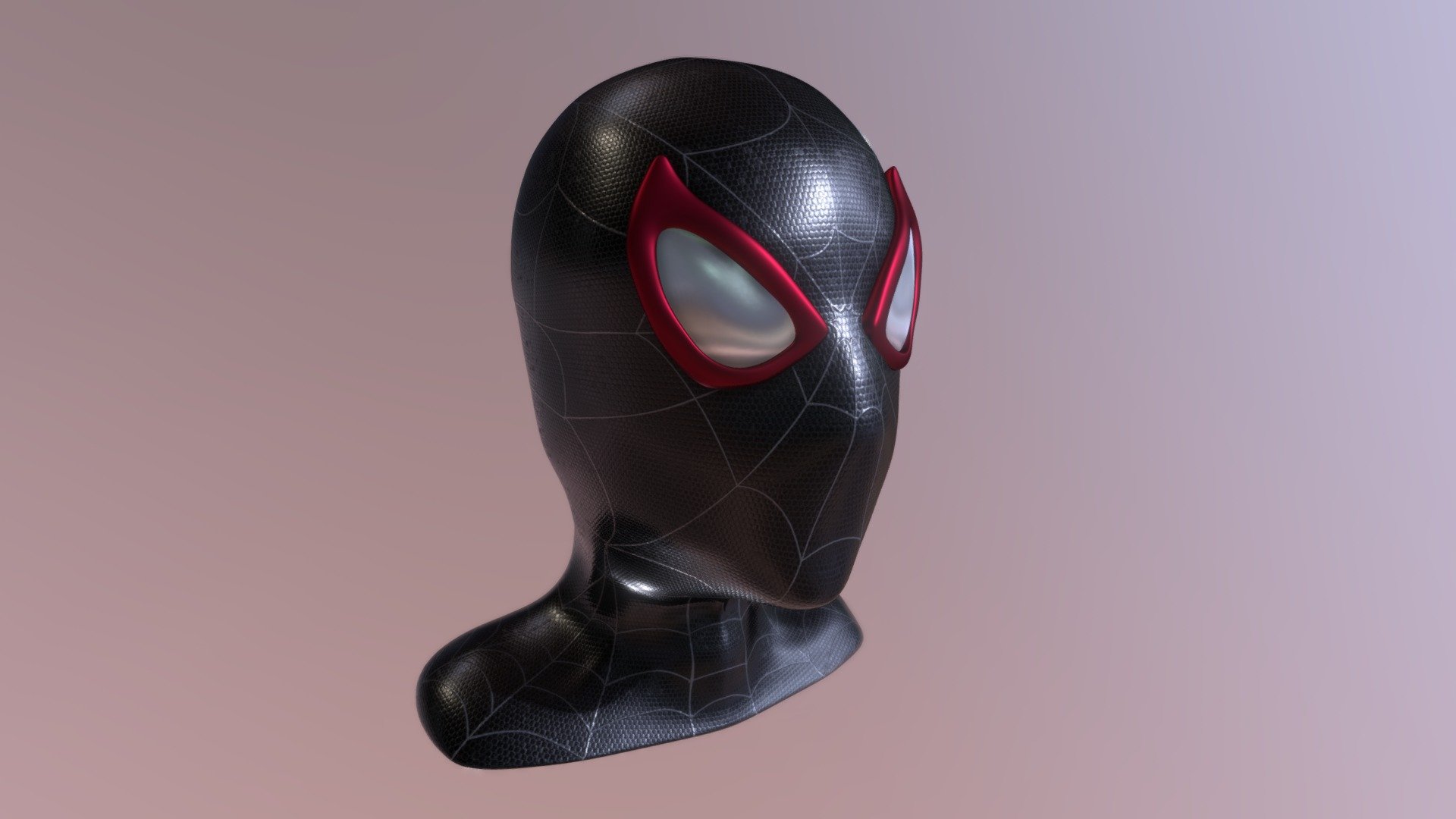 Spiderman Head (Miles Morales Recolor)