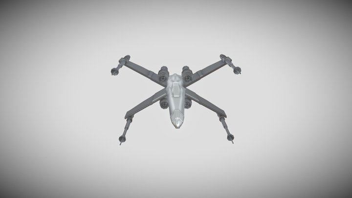 X- Wing 3D Model