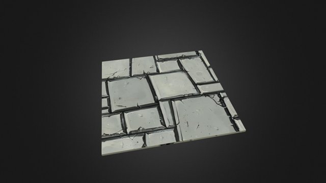Floor Tile 02 3D Model