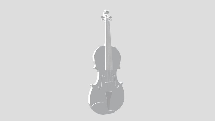 Violin 3D Model