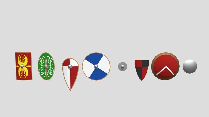 Shields 3D Model