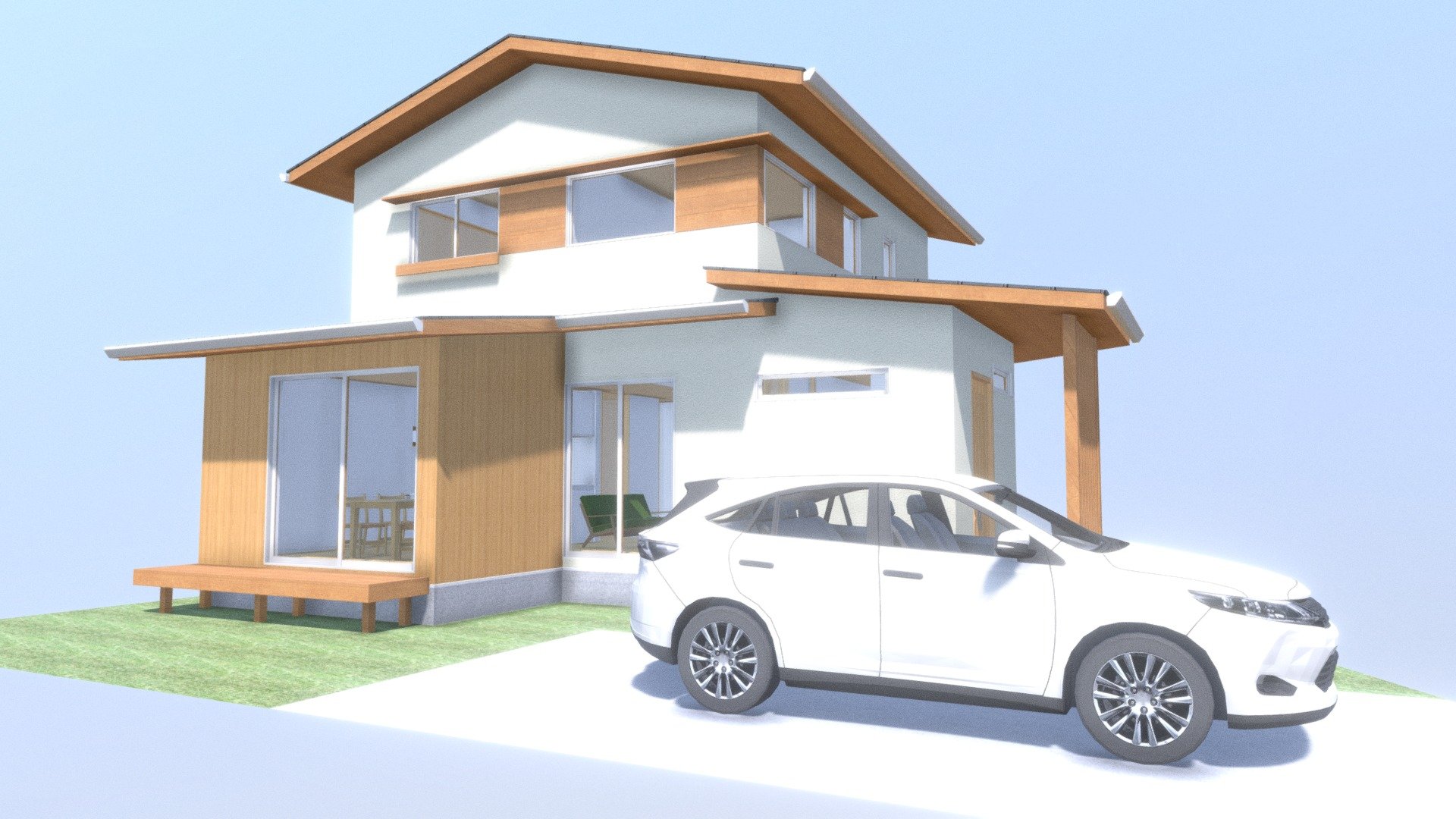 サンプル物件C棟 — Sketchfab embed 3D viewer