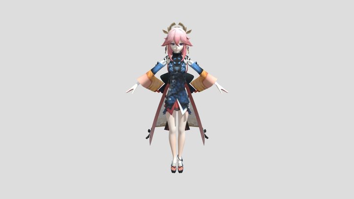 yae-miko – Gratis 3D-model STL