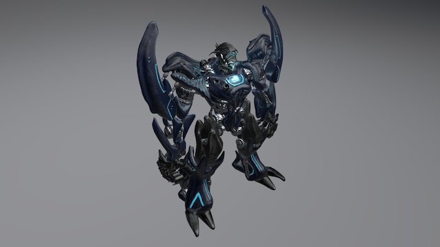 Sci-Fi robot 3D Model