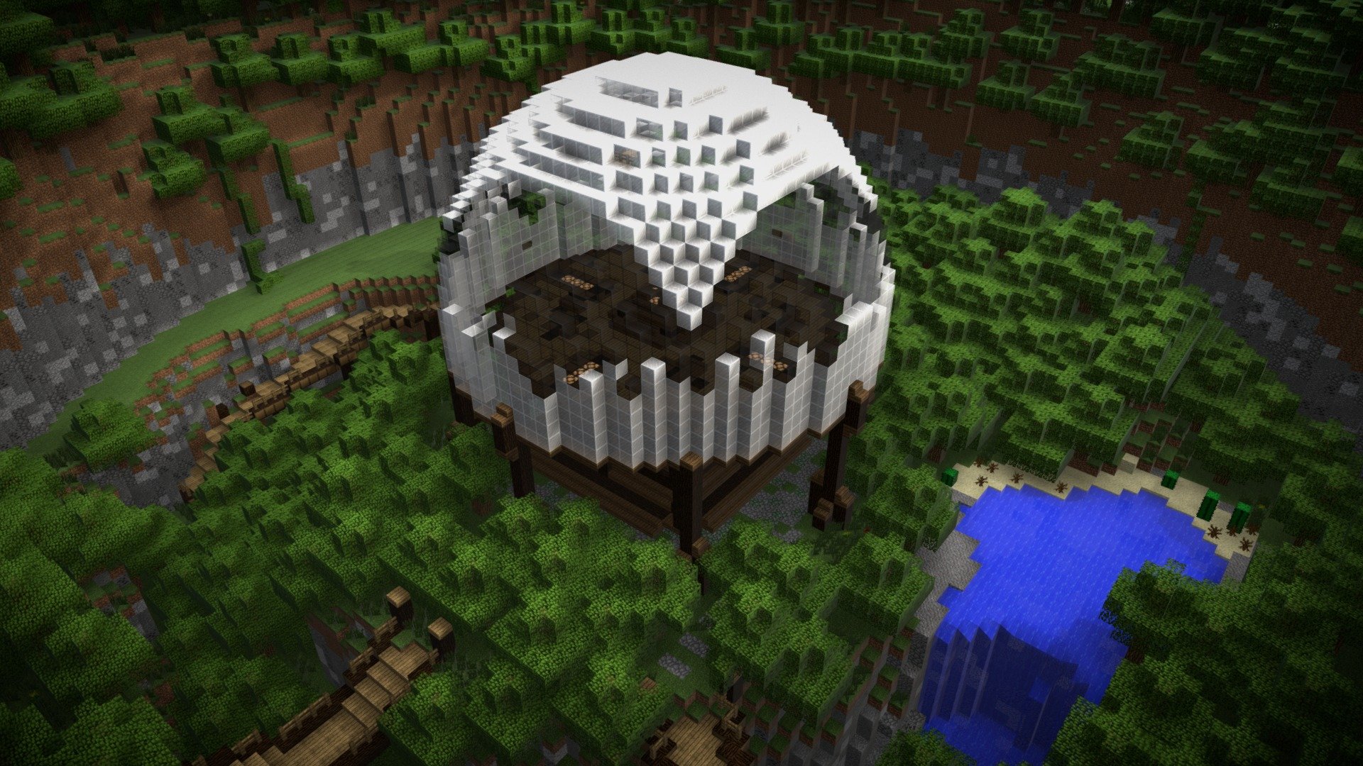 Deep Forest 50x50 PvP Arena