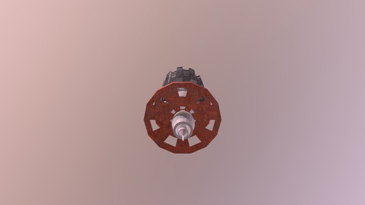 Misíl Bomba 3D Model