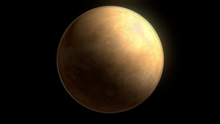 Venus  Realistic 8K 3D Model