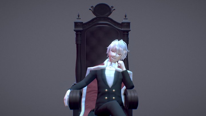 Lonely King 3D Model