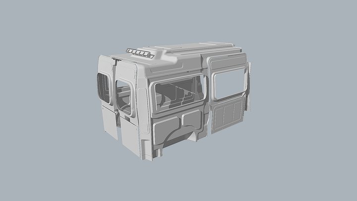 FIAT DUCATO - LHD - L2H2 3D Model