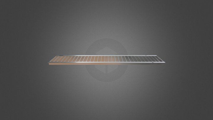 Решетка сталь. ячеистая GRENT Plas T DN200 B125 3D Model