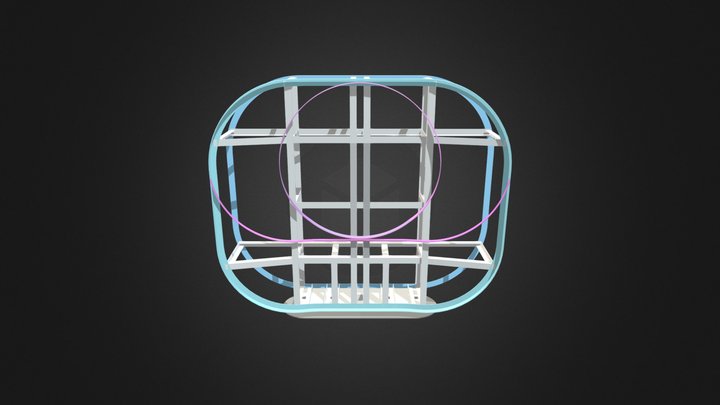 Angle Bars Frame 3D Model