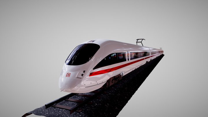ICE-T 2011 speed train 3D Model