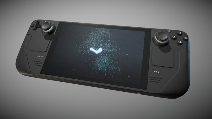 Steam Deck 3D Model