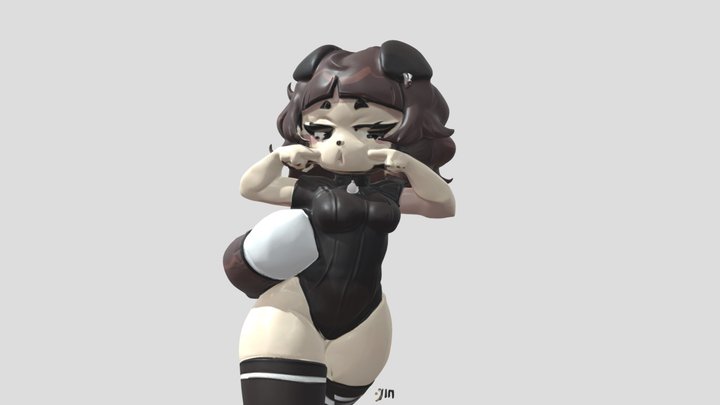Typh Mimi pose 3D Model