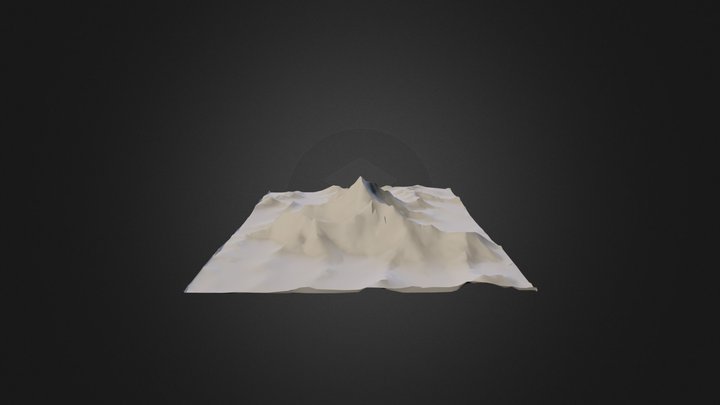 Everest LowPoly 3D Model