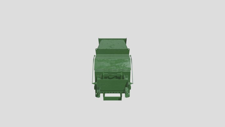 Waste Compactor Press Container 3D Model