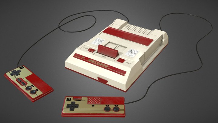 Famicom 3D Model