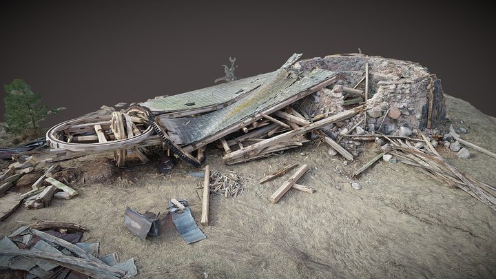 Lost windmill / Prarastas malūnas. Pakapinė 3D Model