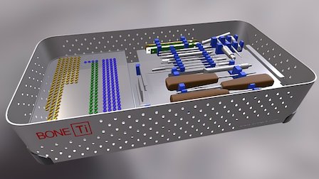 Small Locking Fragment Instrument Set_OPEN_L2 3D Model