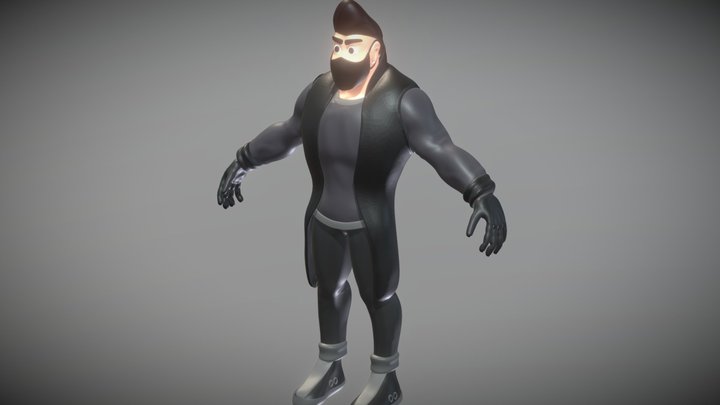 Finn Holand (Gameready character) 3D Model