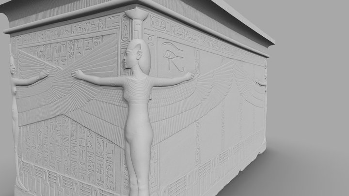 Tutankhamun Sarcophagus 3D Model