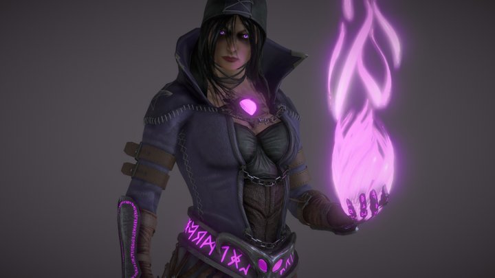 witch 3D Model