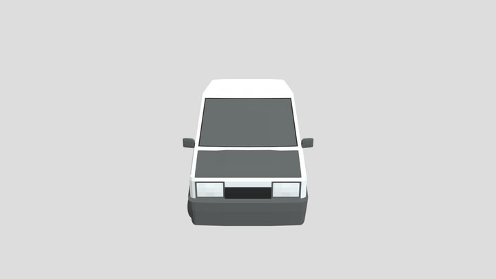 Micro_ Car_v1_ Blue Enerald3D 3D Model
