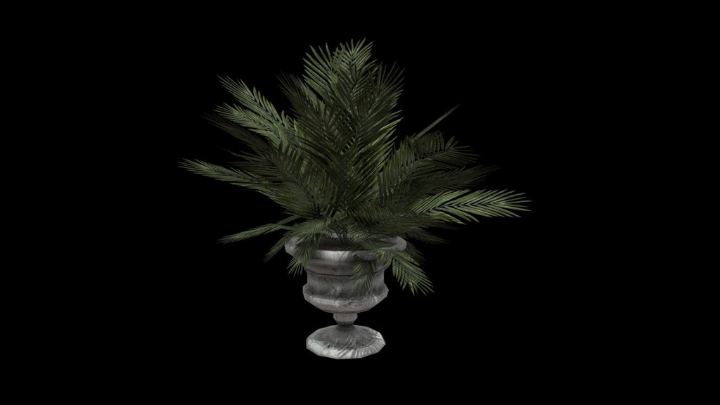 PS2 Vintage flower pot