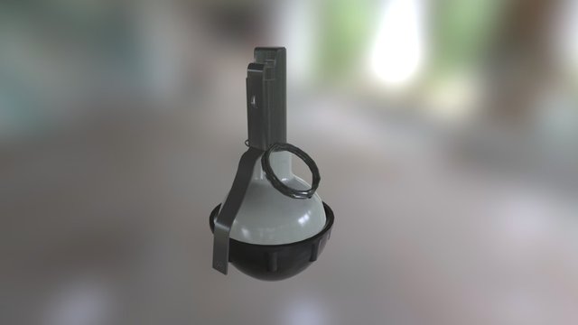 Grenade Zaria 3D Model