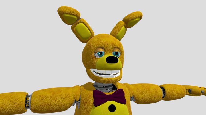 Fredbear e Springbonnie são tão fofos !!