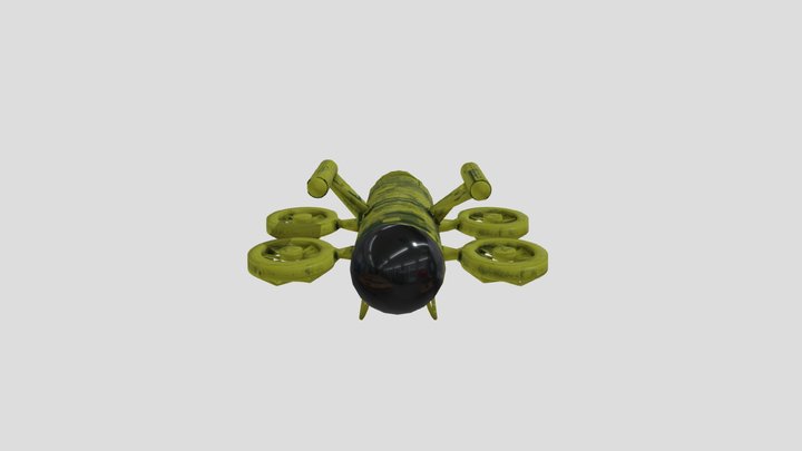 Spaceship Rail Shooter 3D Model