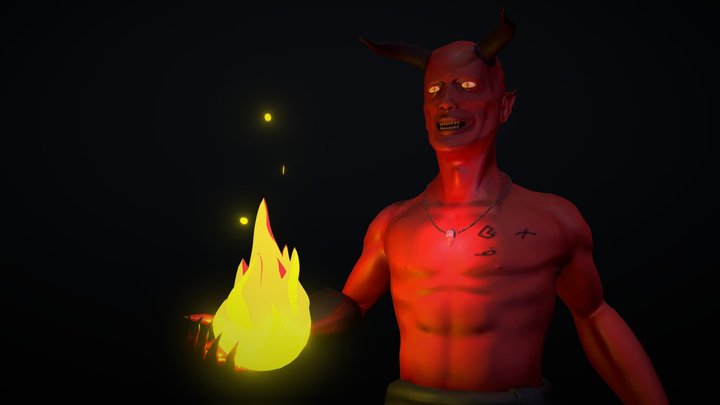 Demon Assessment 5 Character 3D Model