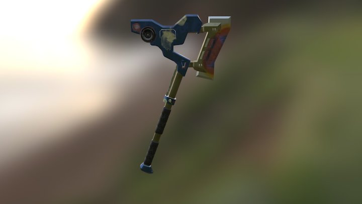 The Maniac's War Axe 3D Model