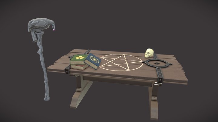 Witch Table 3D Model