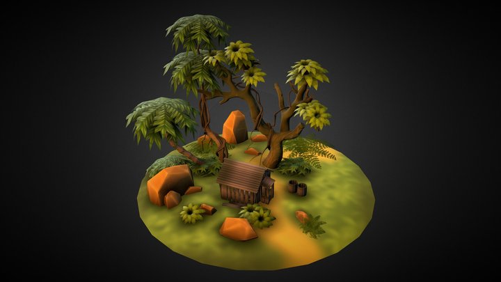 hut 3D Model