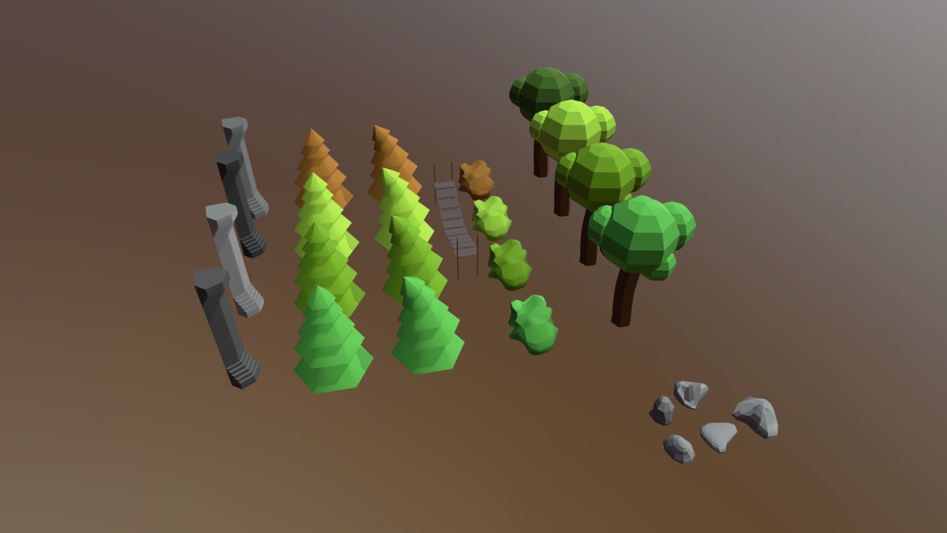 Low Poly Items - 3D model by Ricodebruin [2ab5843] - Sketchfab