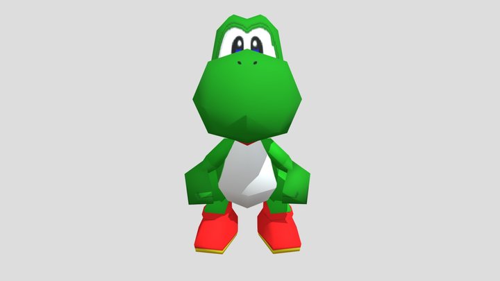 Yoshi (Mario Party 2/3) – Free 3D Model STL